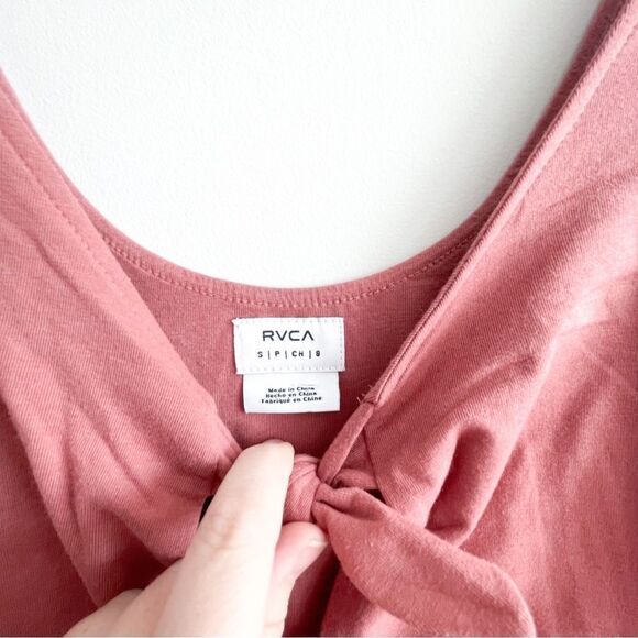 RVCA Denzel Dress Rose Knit Mini Women's S - Picture 7 of 11